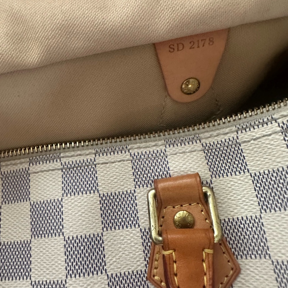 Louis Vuitton Speedy 30 Damier Azur - Picture 12 of 17